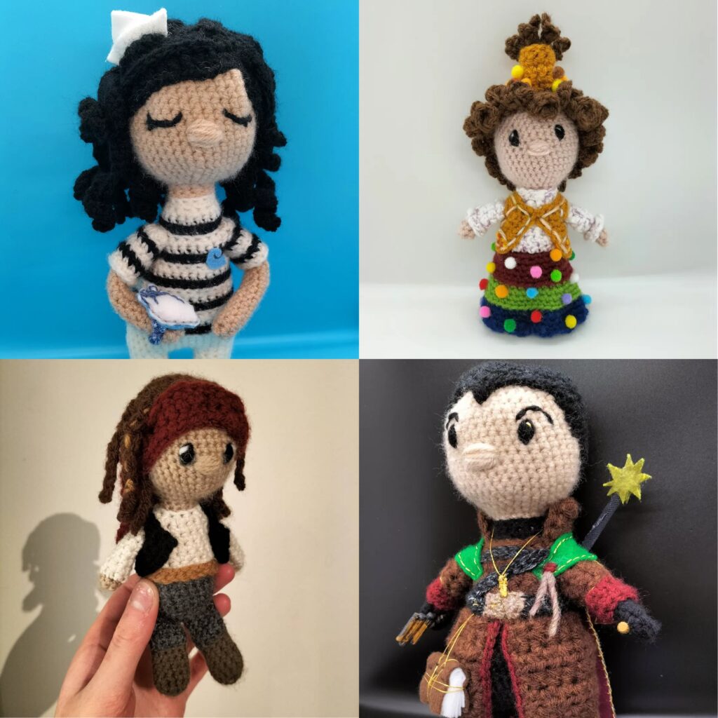 custom crochet dolls